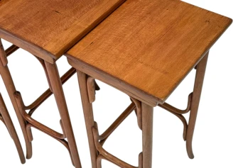 Vienna Secession Bentwood Nesting Tables by Michael Thonet for Thonet, 1900s